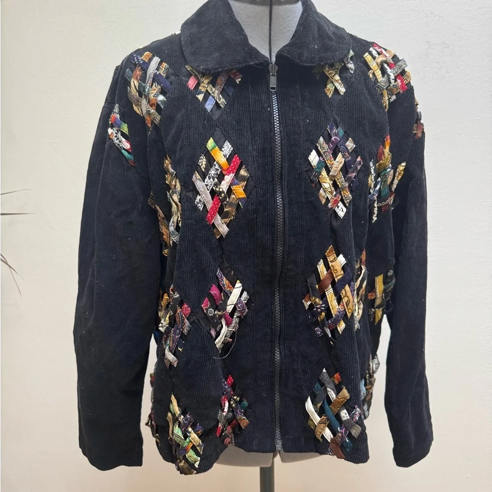 Vintage Soulmates Multicolor Patchwork Jacket- one of a kind - Picture 2 of 8